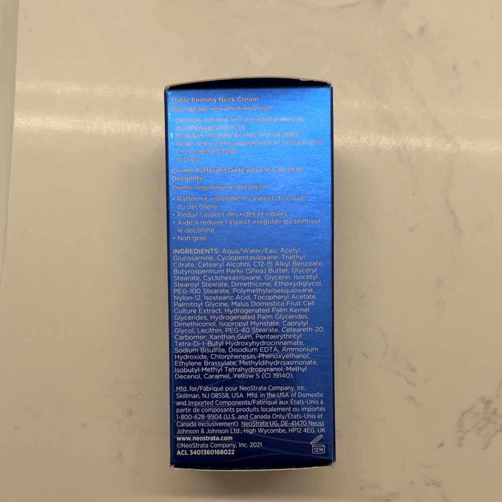 Neostrata Blue Firming Neck Cream- NO BOX - Picture 3 of 6